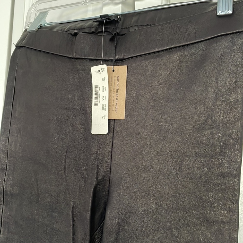 J crew real leather pants, BNWT never worn